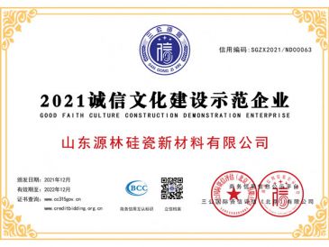 2021诚信文化建设示范企业